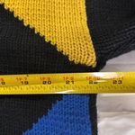 Colorful Geometric Pattern Sweater vintage L vibrant 90s 80s casual costume Black Size L Photo 12