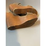 Steve Madden  Strappy Stina Neutral Tan Brown Wedge Heels 6M Photo 5