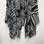 Y2K Style Black White Fairy Grunge Hippie Fairycore Asymmetric Midi Skirt Stage Green Photo 3