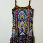 Anthropologie  Paisley Velvet Slip Dress Womens Size S Photo 6