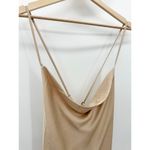 Show Me Your Mumu  Verona Champagne Luxe Satin Dress Size M Wedding Event Party Photo 5