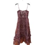 Cinq à Sept Daria Purple Silk Midi-Dress - Size 6 Photo 3