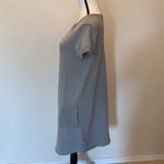 Thyme + Honey  grey short sleeve midi dress with pockets Photo 3