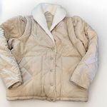 BLANK NYC  Warm Hearts Quilted Sherpa Jacket Womens Medium New Beige Photo 0
