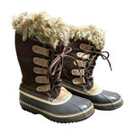 Sorel  Women's joan of arctic boots‎ brown fur size 8 Photo 0