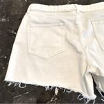 Daily Ritual High Rise Womens Raw Hem Jean Shorts 31/12 White Size undefined Photo 3