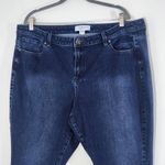 Lane Bryant  Cropped Jeans Size 22 Plus Size Cropped Denim with Faded Details Photo 1