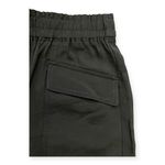 Madewell Womens Pull-On Cargo Shorts in Black Softdrape Photo 2