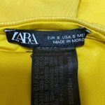 ZARA  Yellow Sleeveless Keyhole V-neck Backless Cami Beach One Piece Swimsuit S Photo 2