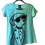 Napoli Unisex Mint Green Filet Mignon Me Printed retro puppy Scoop Neck Tee M Size M Photo 2