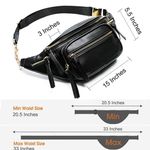 Leather Fanny Pack Black Photo 1