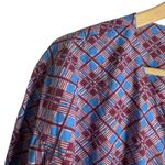 Rachel Comey  Holt Geometric Print Purple Blue Puff Sleeve Ankle Jumpsuit Size 4 Photo 7