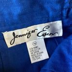 Jennifer Eden Ramie Blend Skirt Blue Size 6 Photo 2