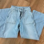 American Eagle  Wide-Leg Jeans Dreamy Drape Stretch Super High-Waisted Baggy Photo 2