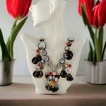 J.Crew Vintage  Paillette Brûlée Crystal Tortoise Statement Necklace Photo 1