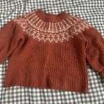 Universal Threads Burnt orange sweater Photo 1