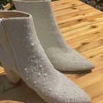 Betsey Johnson Rhinestone Pearl Boots Photo 0