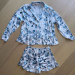 Anthropologie  silk pajama set Photo 0