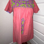 Mi Golondrina  Liliana Embroidered Short Dress Size S Photo 0