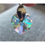 Crystal Heart Pendant in a 950 Bail Photo 1