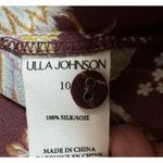 Ulla Johnson  Lula Mini Dress in Heliotrope Silk Floral High Neck Long Sleeve 10 Photo 3
