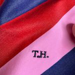 Tommy Hilfiger Blue Pink Red Striped Button Up Shirt Sz Medium Photo 8