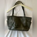 Coach Authentic  Park Genuine Leather Carrier Tote Green  D1492-F29898 Photo 2