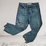 ASOS Remo Distressed Jeans Boyfriend Fit Frayed Hem Capri Jeans size 25 Photo 0