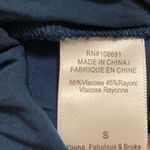 Young Fabulous and Broke Blue Satin Silky Cargo Joggers Size Small Photo 11