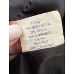 Vintage‎ Kristen Blake Wool Cashmere Pea Coat Women XS Gray Collar Button Front Photo 6