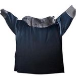 Questions? Black Cowl Neck 3/4 Sleeve Sweater Metallic Gold Accent Size 3X Photo 2