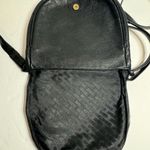 ORIGINAL BREE Black Leather Saddle Crossbody With Adjustable Strap Photo 4