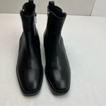 Aquatalia Colbie Weatherproof Bootie Zippers Black Leather Womens 9M 9 Medium Photo 5