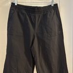 GapFit Black Cropped Wide Leg Athletic Pants Womens Size Medium Photo 6