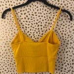 Forever 21 Yellow Tank Crop Top Photo 1