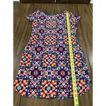 Yumi Kim  100% Silk Abstract Floral Short Sleeve Mini sheath anthropologie dress Photo 6