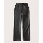 Abercrombie & Fitch NEW Curve Love Vegan Leather 90s Relaxed High Rise Pants Photo 6