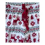 Hanna Andersson Reindeer Print Jersey Cotton Pajama Pants Size Small Red Photo 1