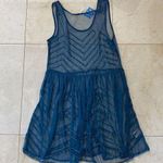 Free People  NWT $78 Jewel Blue Dress Sz Small Photo 0