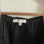 Angels New Black V Neck Lace Trim Short Sleeve Blouse Textured Plus Size 3X Photo 2