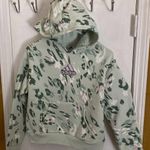 Adidas junior girls M medium 10/12 soft fleece lined kangaroo pocket camo hoodie Photo 1