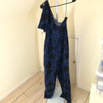 Kate Spade x Target NWT Women's Classic Rose Jumpsuit Blue/Black Size 12 Blue Photo 1