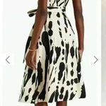 Stine Goya Gina Abstract Print Organic Cotton Dress Black Size M Photo 1