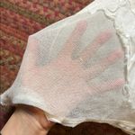 Yoana Baraschi BARASCHI CREAM MESH ASYMMETRICAL BOHO TANK Photo 3