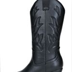 Soda Black Cowboy Boots Photo 2