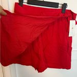 True Craft Nwt Red Wrap Skort Photo 4