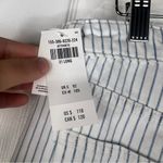 Abercrombie & Fitch Sz 31 Long $110 MSRP NWT White & Blue Striped WIDE leg Jeans Photo 8