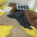 Robin Howe Women’s Size 6 Yellow Tan Brown Black Floral Cotton Full Skirt Photo 7