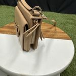 Madison West Tan ‎ Crossbody Purse Wallet With Bow Photo 4