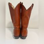 Justin Boots Justin Vintage Brown Leather Cowboy Boots – Women’s Size 7 Photo 3